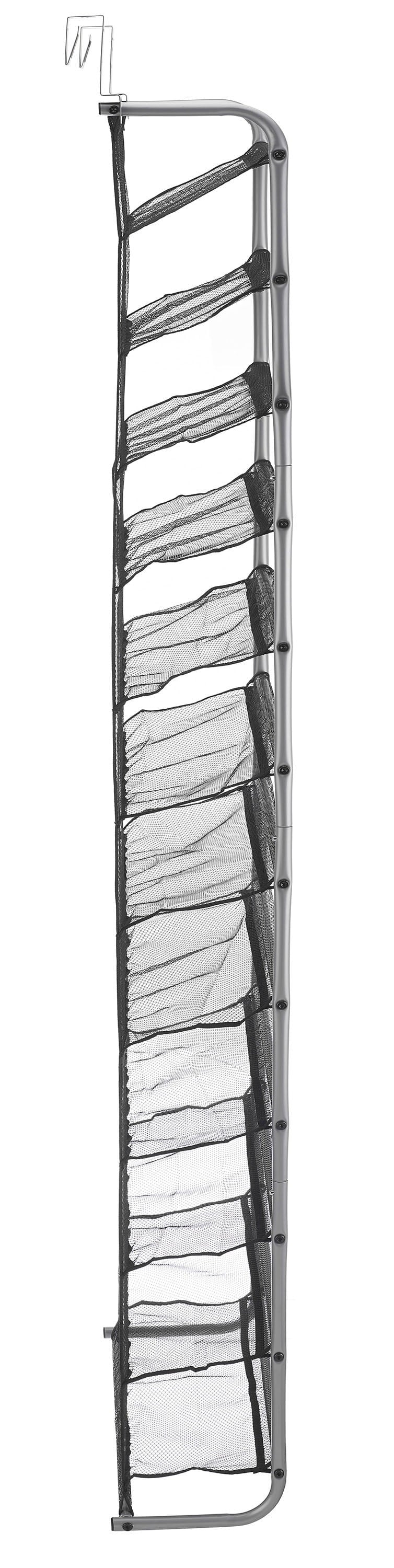 Over-The-Door Shoe Rack, Fits up to 36 Pairs, Space Saving, Mesh Lined, Tear Resistant