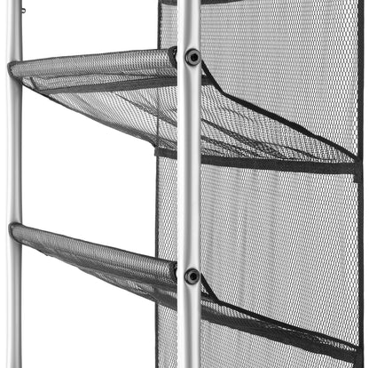 Over-The-Door Shoe Rack, Fits up to 36 Pairs, Space Saving, Mesh Lined, Tear Resistant