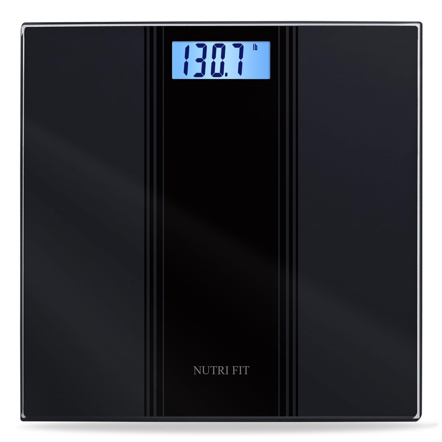 Scale for Body Weight Digital Bathroom Scale Large Size Black