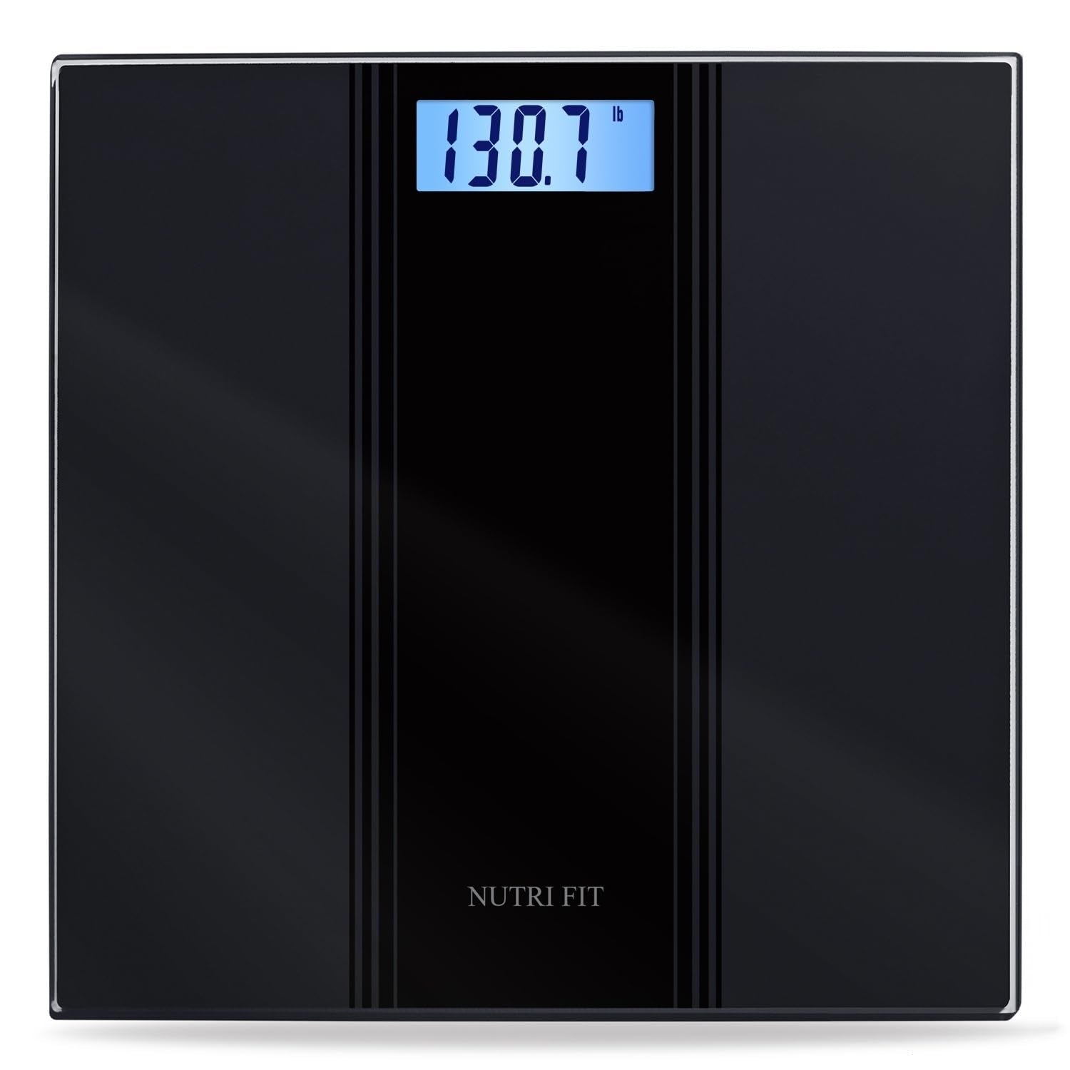 Scale for Body Weight Digital Bathroom Scale Large Size Black