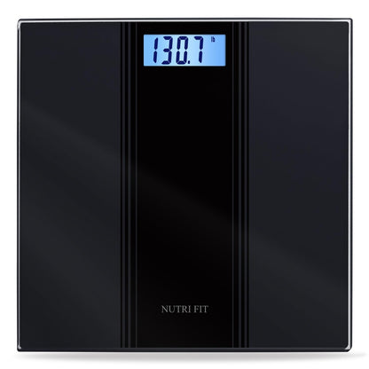 Scale for Body Weight Digital Bathroom Scale Large Size Black