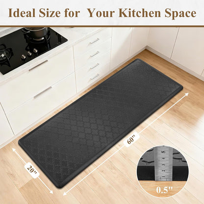 anti Fatigue Kitchen Mats for Floor 20"X60", Cushioned Standing Mat