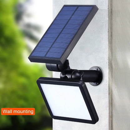 Solar Power Lamp 48 Leds Solar Street Light for Outdoor Garden Wall Yard LED Security Lighting Adustable Lighting Angle 280Lm