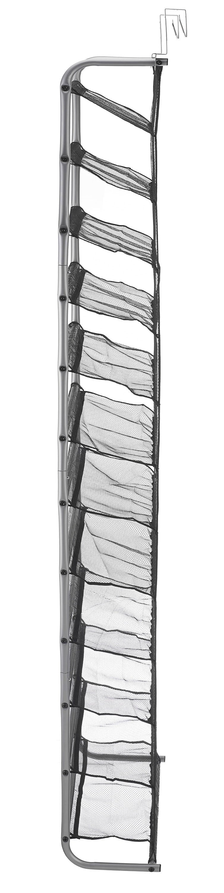 Over-The-Door Shoe Rack, Fits up to 36 Pairs, Space Saving, Mesh Lined, Tear Resistant